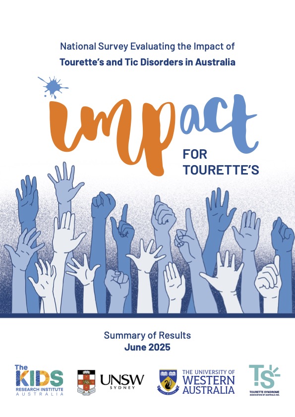 The cover of the Impact for Tourette's report