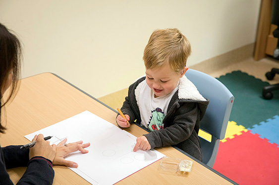 Child drawing