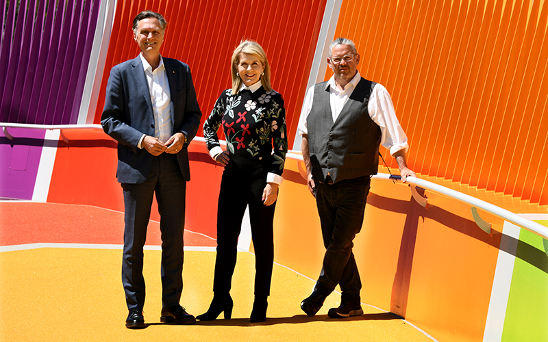 Professor Jonathan Carapetis AM, the Hon Julie Bishop and Dr Alex Brown.