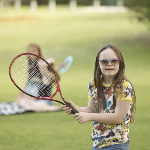 A child with down syndrome